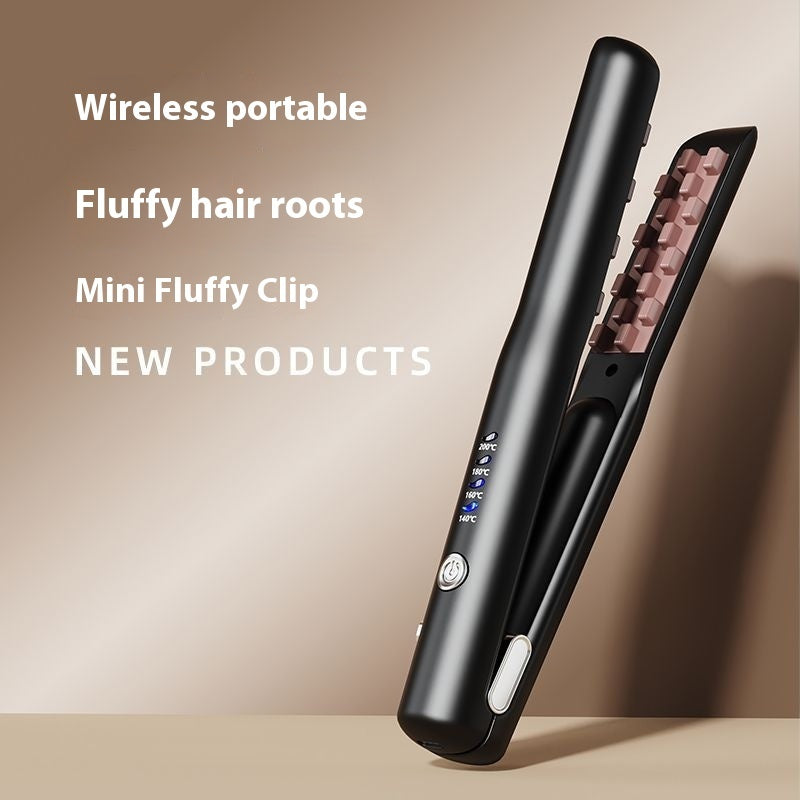 Mini Cordless Hair Styler – Straighten & Curl On the Go
